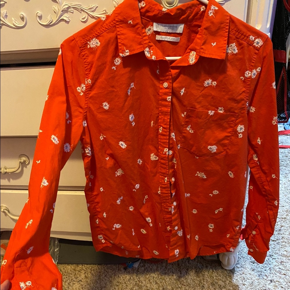 Lucky Brand Button-Up